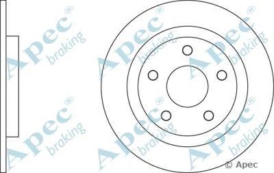 APEC BRAKING dsk2687 -  Тормозной диск